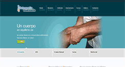 Desktop Screenshot of osteopatia-venezuela.com